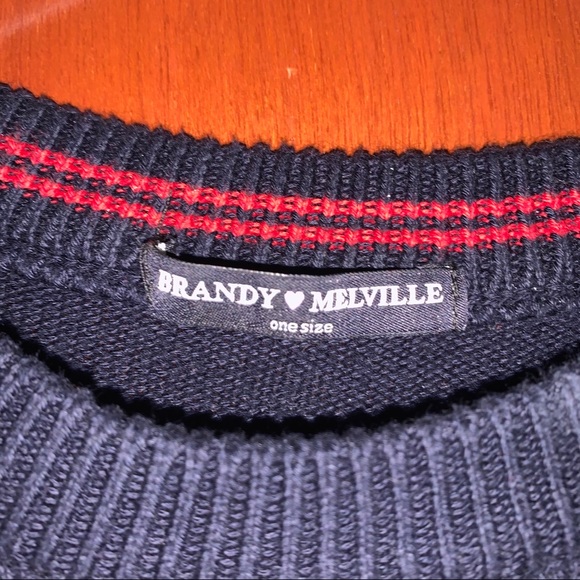 Brandy Melville Navy Sweater - Picture 4 of 4